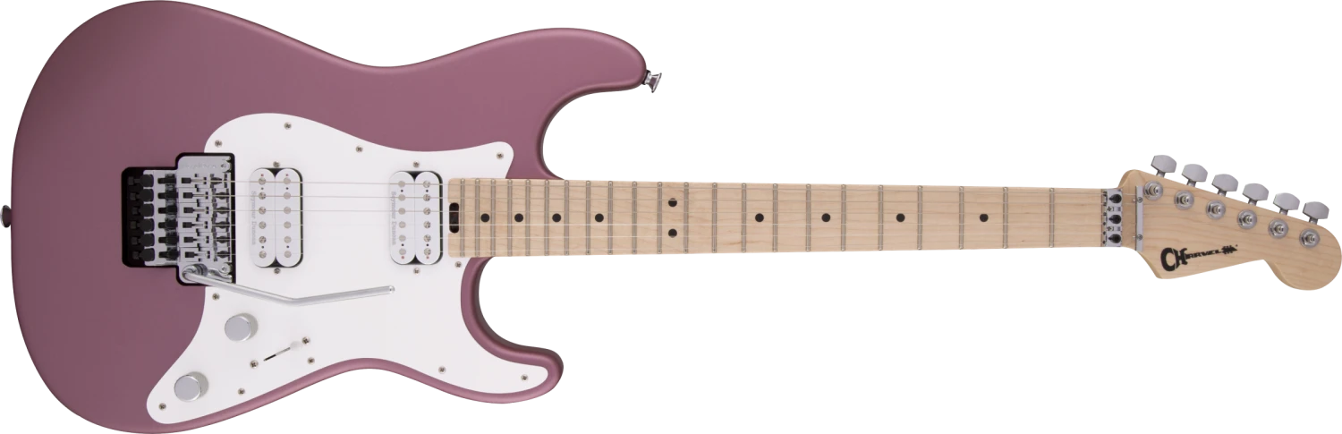 Charvel Pro-Mod So-Cal Style 1 HH FR M Maple Fingerboard Satin Burgundy Mist 2966031599 1 Charvel Pro-Mod So-Cal Style 1 HH FR M Maple Fingerboard Satin Burgundy Mist 2966031599
