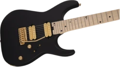 Charvel Angel Vivaldi Signature DK24-7 Nova Maple Fingerboard Satin Black 2979411568 -L.A MUSIC Instruments 2979411568 gtr cntbdyright 001 nr