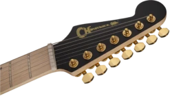 Charvel Angel Vivaldi Signature DK24-7 Nova Maple Fingerboard Satin Black 2979411568 -L.A MUSIC Instruments 2979411568 gtr hdstckfrt 001 nr