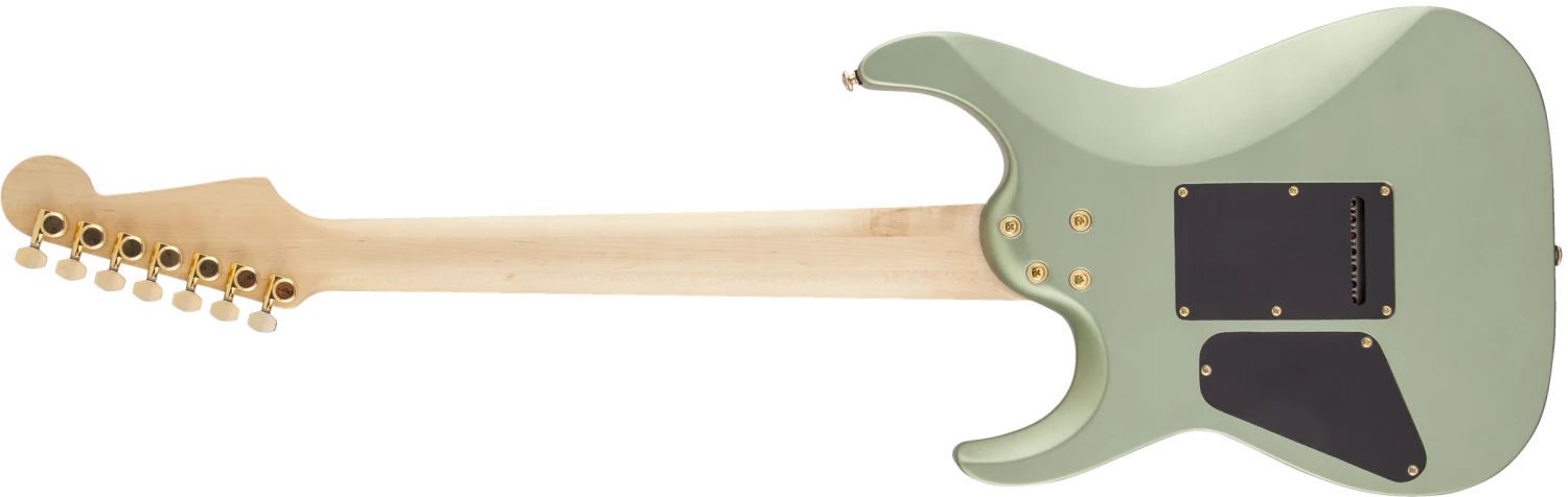 CHARVEL Angel Vivaldi Signature DK24-7 NOVA Maple Fingerboard Satin Sage Green 2019 2 CHARVEL Angel Vivaldi Signature DK24-7 NOVA Maple Fingerboard Satin Sage Green 2019 - Image 2