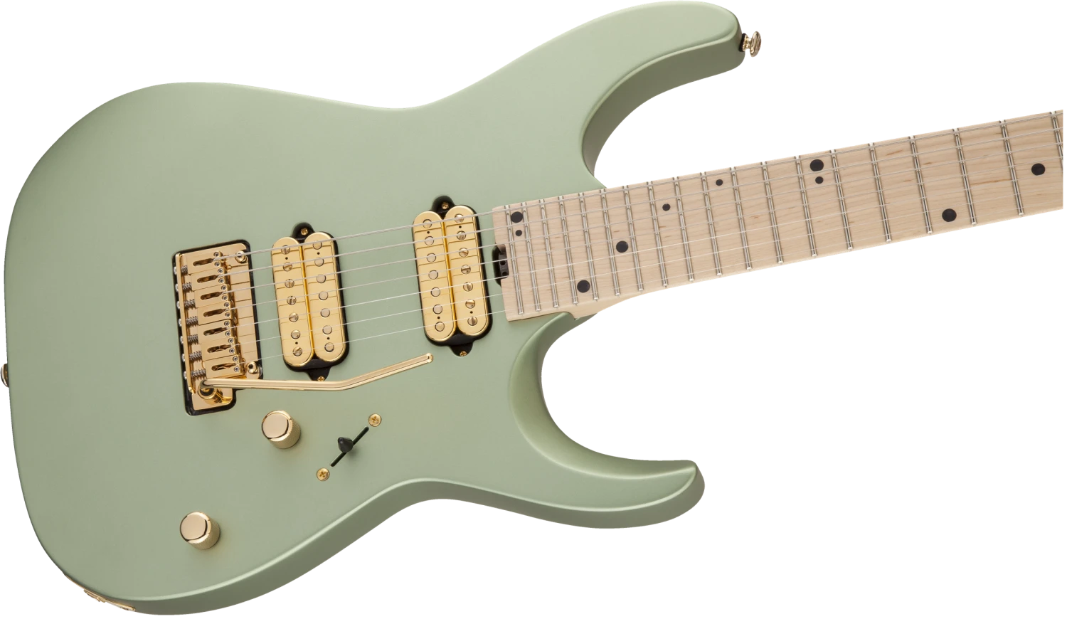 CHARVEL Angel Vivaldi Signature DK24-7 NOVA Maple Fingerboard Satin Sage Green 2019 3 CHARVEL Angel Vivaldi Signature DK24-7 NOVA Maple Fingerboard Satin Sage Green 2019 - Image 3