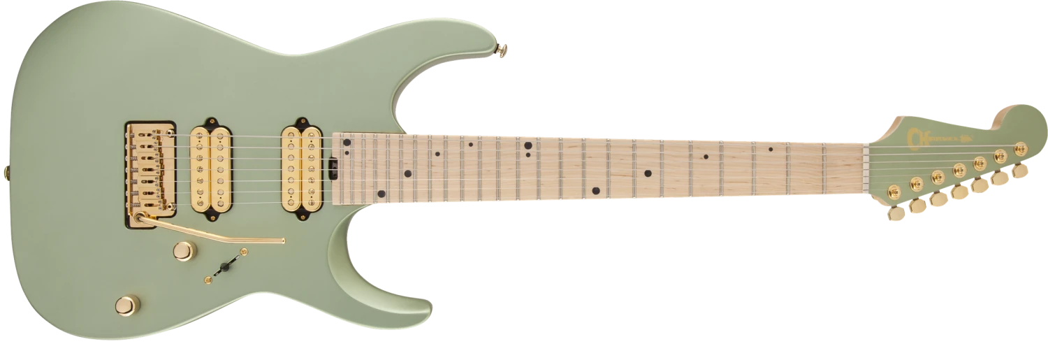 CHARVEL Angel Vivaldi Signature DK24-7 NOVA Maple Fingerboard Satin Sage Green 2019 1 CHARVEL Angel Vivaldi Signature DK24-7 NOVA Maple Fingerboard Satin Sage Green 2019