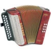 Hohner 1600/2 Erica Diatonic Accordion In Key Of G/C 3000GR