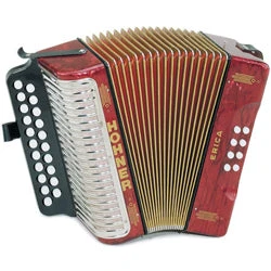 Hohner 1600/2 Erica Diatonic Accordion In Key Of G/C 3000GR 1 Hohner 1600/2 Erica Diatonic Accordion In Key Of G/C 3000GR