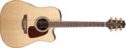Takamine Dreadnought Cutaway Acoustic-Electric Guitar, Natural GD71CE-NAT