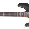 Schecter Demon-6 FR Left-Handed Electric Guitar, Satin Black 3666-SHC