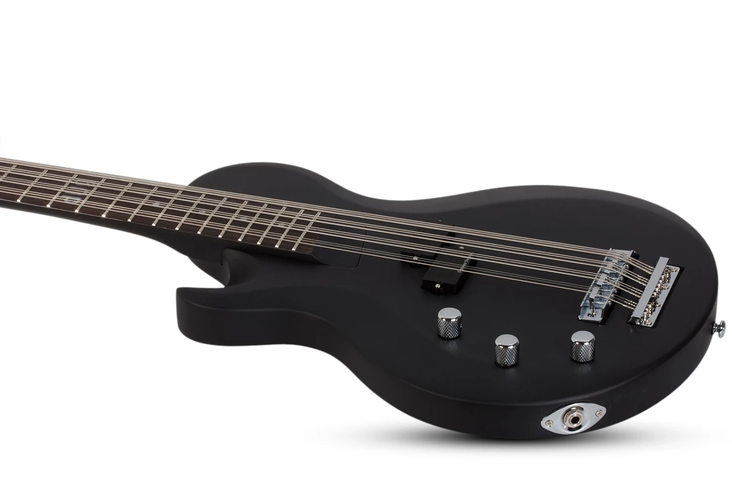 Schecter Dug Pinnick DP-12 Left Handed Electric Bass Satin Black 460-SHC 3 Schecter Dug Pinnick DP-12 Left Handed Electric Bass Satin Black 460-SHC - Image 3