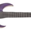 Schecter John Browne Tao-7 7 String Electric Guitar, Satin Trans Purple 463-SHC