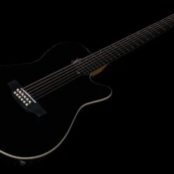 Godin Made In Canada 12 String A12 Black HG 048588 -L.A MUSIC Instruments 48588 A12 Black perspective 1024x1024 1