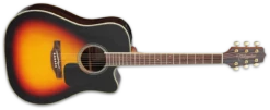 Takamine Dreadnought Cutaway Acoustic-Electric Guitar, Sunburst GD51CE-BSB