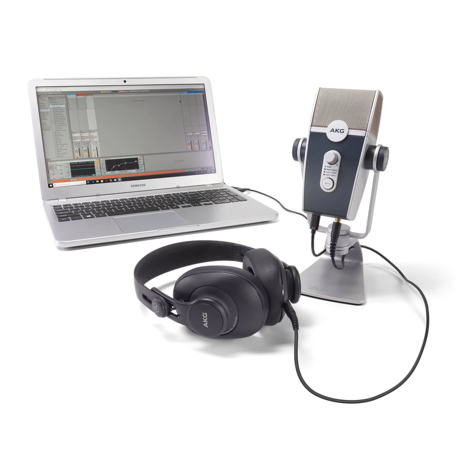AKG Podcaster Essentials Lyra USB Microphone And K371 Headphones 5122010-00 2 AKG Podcaster Essentials Lyra USB Microphone And K371 Headphones 5122010-00 - Image 2