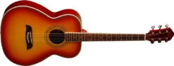 Oscar Schmidt OF2CS Folk Size Steel Cherry Sunburst