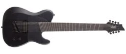 Schecter PT-8 Black Ops 8-String Left-Handed Electric Guitar, Satin Black Open Pore 625-SHC