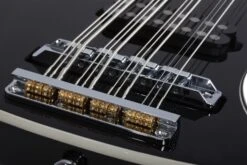 Schecter Stargazer-12 12 String Electric Bass, Gloss Black 684-SHC -L.A MUSIC Instruments 684 SHC hqw 6