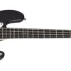 Schecter JD DeServio J-4 Electric Bass Gloss Black BLS Distressed Flag 84-SHC
