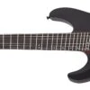 Schecter C-7 Multiscale Rob Scallon Left-Handed 7-String Electric Guitar, Satin Dark Roast 905-SHC