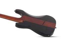 Schecter C-7 Rob Scallon Multiscale 7-String Electric Guitar, Satin Dark Roast 908-SHC -L.A MUSIC Instruments 908 SHC hqw 3