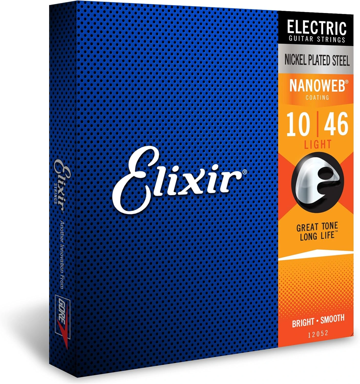 Elixir Electric Guitar 6 String NanoWeb Light 12052 1 Elixir Electric Guitar 6 String NanoWeb Light 12052