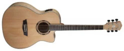 Washburn Apprentice Series 6 String Acoustic Electric Guitar In Natural AG40CEK-A