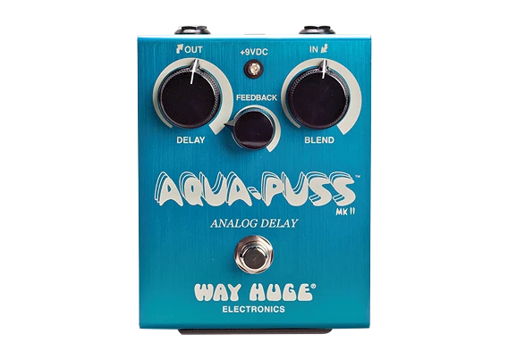 Dunlop Way Huge Electronics Aqua-Puss MkII Analog Delay Guitar Effects Pedal 1 Dunlop Way Huge Electronics Aqua-Puss MkII Analog Delay Guitar Effects Pedal