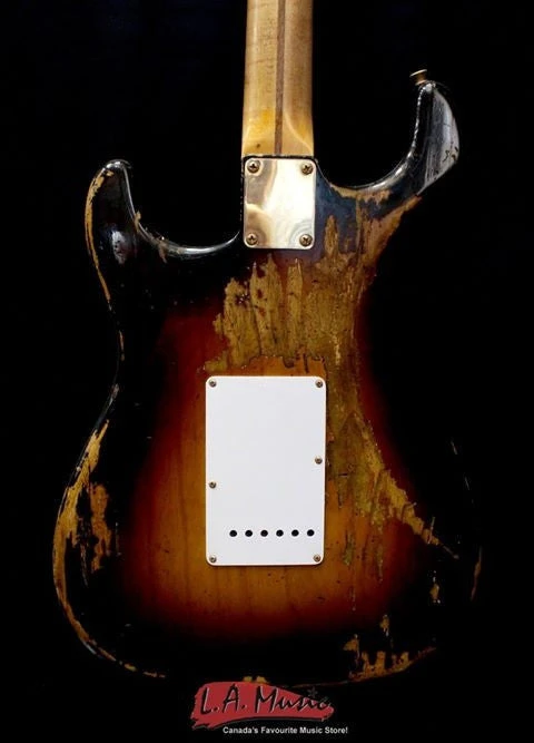 Fender Custom Shop Limited Edition Golden '50s 1954 Stratocaster 2 Tone Sunburst 9235400803 2 Fender Custom Shop Limited Edition Golden '50s 1954 Stratocaster 2 Tone Sunburst 9235400803 - Image 2