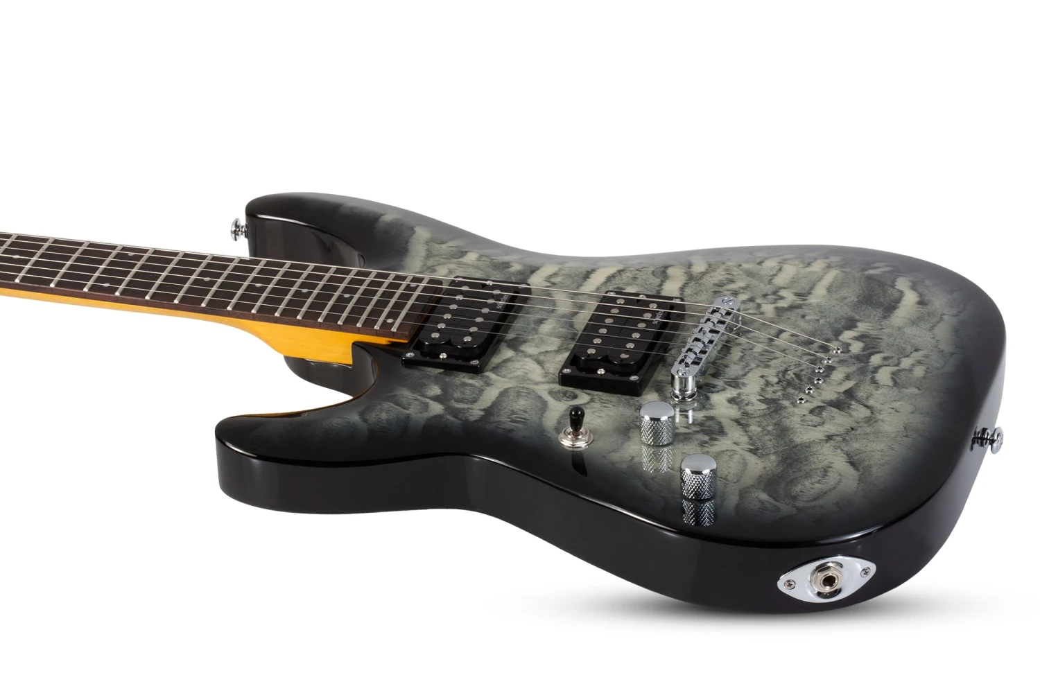 Schecter C-6 PLUS LH CB Left Handed 448-SHC 2 Schecter C-6 PLUS LH CB Left Handed 448-SHC - Image 2