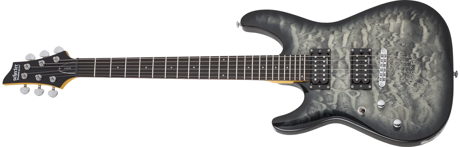 Schecter C-6 PLUS LH CB Left Handed 448-SHC 1 Schecter C-6 PLUS LH CB Left Handed 448-SHC