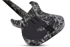 Schecter C-7 FR S 7 STRING Silver Mountain 1463-SHC -L.A MUSIC Instruments C 7 FR S SILVER MOUTAIN 1463 BACK LAYING