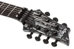 Schecter C-7 FR S 7 STRING Silver Mountain 1463-SHC -L.A MUSIC Instruments C 7 FR S SILVER MOUTAIN 1463 HEADSTOCK