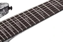 Schecter C-7 FR S 7 STRING Silver Mountain 1463-SHC -L.A MUSIC Instruments C 7 FR S SILVER MOUTAIN 1463 INLAYS