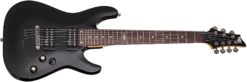 Schecter SGR 7 String Electric Guitar Midnight Satin Black 3822-SHC