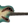 Ovation Celebrity Elite Exotic Quilt Maple Acoustic / Electric Guitar, Mint Burst / Natural CE44X-9B
