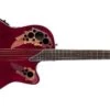 Ovation Celebrity Elite Super Shallow Acoustic-Electric Guitar Ruby Red CE48-RR