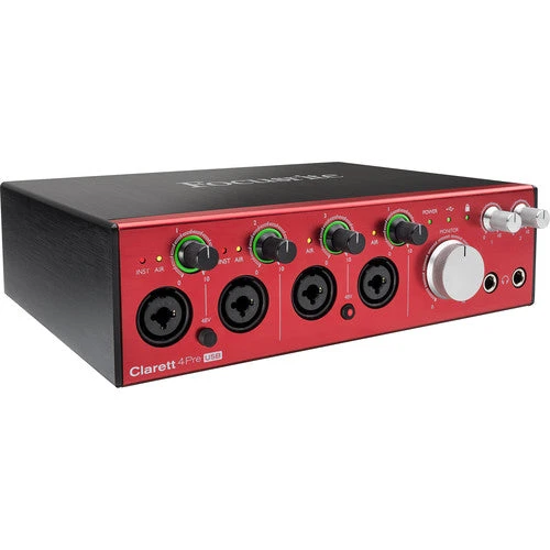 Focusrite Clarett USB 18x6 USB Audio Interface CLARETT-4PRE-USB 1 Focusrite Clarett USB 18x6 USB Audio Interface CLARETT-4PRE-USB