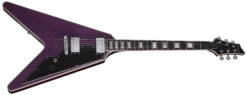 Schecter V-1 Custom Electric Guitar Trans Purple 654-SHC