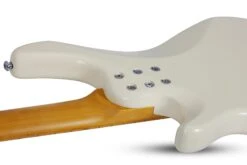 Schecter CV-4-IVY CV 4 String Bass Ivory 2492-SHC -L.A MUSIC Instruments CV4IVYNECKJOINTBACKHIGHRES