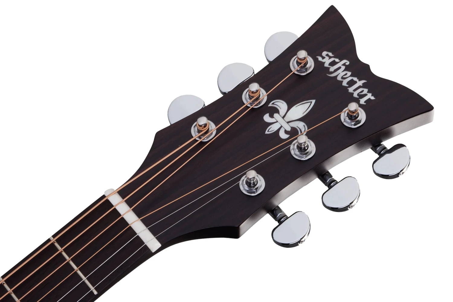 Schecter DELUXE ACOUSTIC SSTBLK Satin See Thru Black 3716-SHC 7 Schecter DELUXE ACOUSTIC SSTBLK Satin See Thru Black 3716-SHC - Image 7