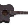 Schecter DELUXE ACOUSTIC SSTBLK Satin See Thru Black 3716-SHC