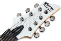 Schecter DEMON 7 VWHT Vintage White 7 String Guitar With Duncan Designed HB-105 3248-SHC -L.A MUSIC Instruments DEMON 207 20WHT 20HEADSTOCK