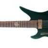 SCHECTER LEFFT HANDED SYNYSTER GATES CUSTOM-7 TR HEADLESS OAK GREEN METALLIC 2112-SHC