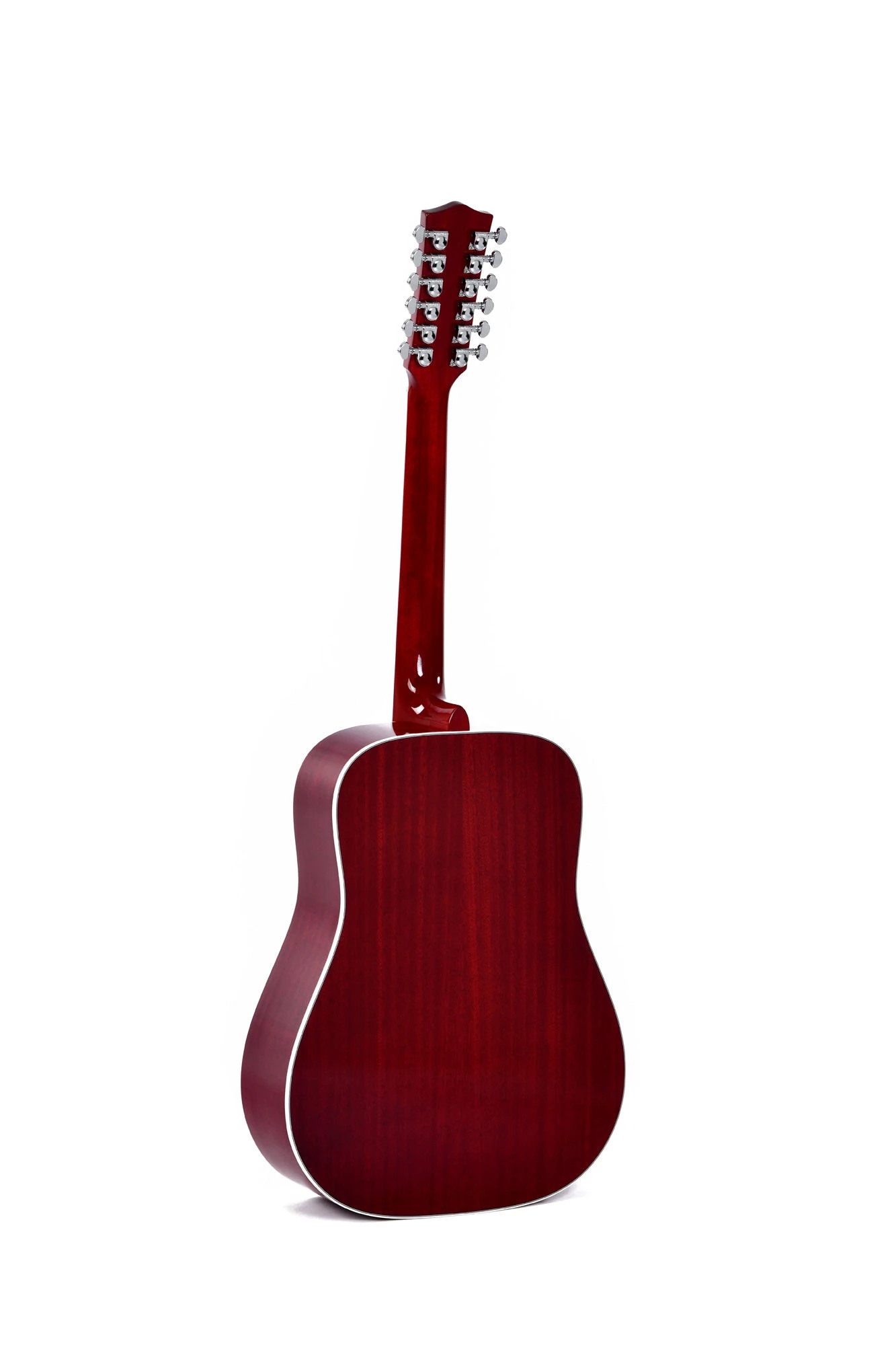 Sigma Guitars 12-String Dreadnought Acoustic Guitar With Case, Vintage Cherry Sunburst DM12-SG5 2 Sigma Guitars 12-String Dreadnought Acoustic Guitar With Case, Vintage Cherry Sunburst DM12-SG5 - Image 2