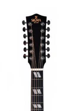 Sigma Guitars 12-String Dreadnought Acoustic Guitar With Case, Vintage Cherry Sunburst DM12-SG5 7 Sigma Guitars 12-String Dreadnought Acoustic Guitar With Case, Vintage Cherry Sunburst DM12-SG5 -L.A MUSIC Instruments DM12 SG5 hqw 4
