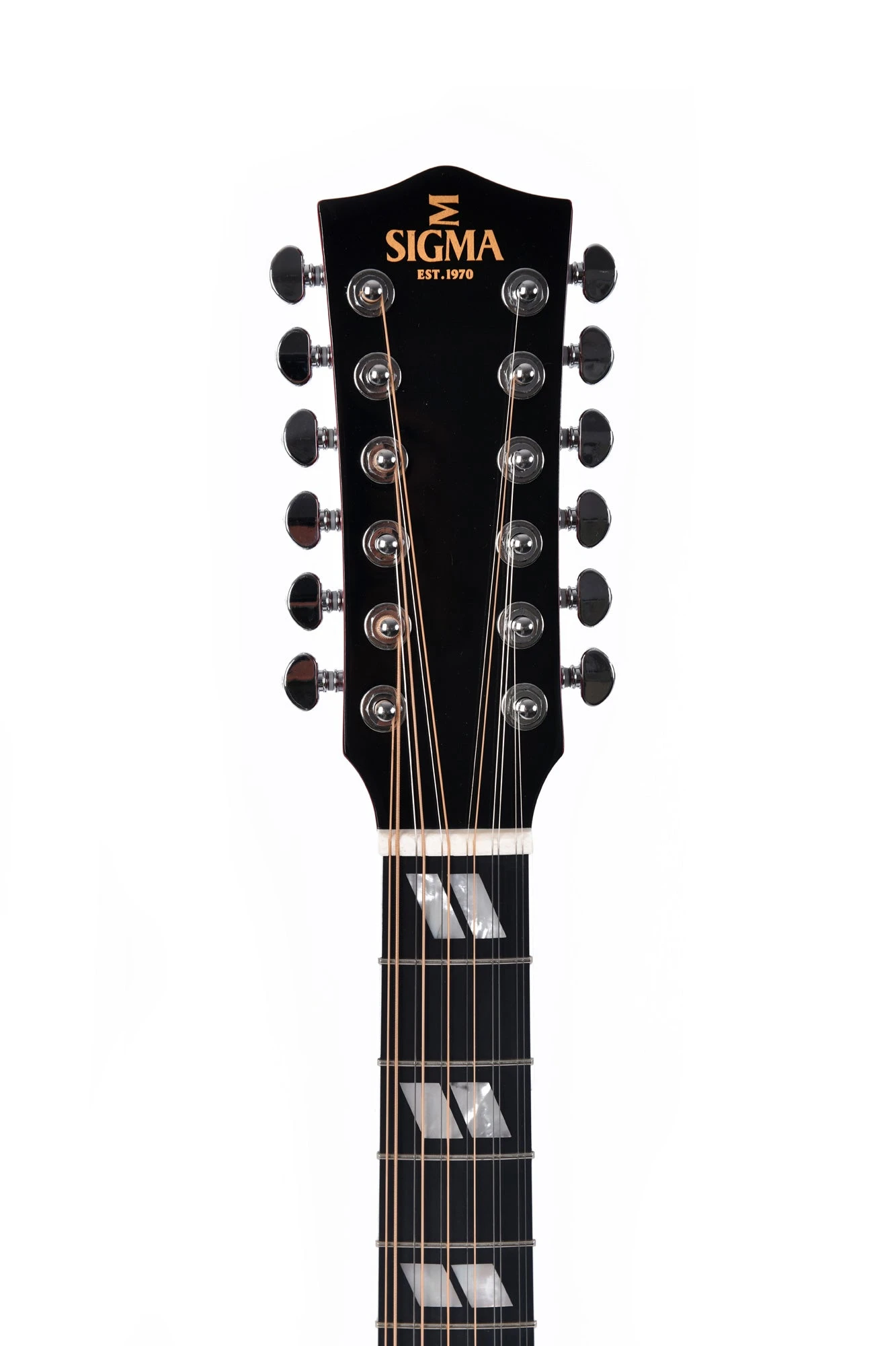 Sigma Guitars 12-String Dreadnought Acoustic Guitar With Case, Vintage Cherry Sunburst DM12-SG5 3 Sigma Guitars 12-String Dreadnought Acoustic Guitar With Case, Vintage Cherry Sunburst DM12-SG5 - Image 3