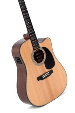 Sigma Guitars 1 Series Dreadnought Acoustic / Electric Guitar, Natural DMC-1E -L.A MUSIC Instruments DMC 1E hqw 3