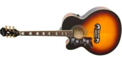 Epiphone EJ 200 Cutaway Electric Acoustic Guitar Vintage Sunburst EJ200CEVSGHLH LEFT HANDED