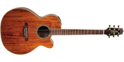Takamine Pro Series NEX All Koa Acoustic Electric Guitar, Natural With Case