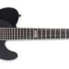 ESP E-II T-B7 BARITONE BLACK SATIN ELECTRIC GUITAR EIITB7BLKS