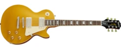 Epiphone Inspired By Gibson – Original Collection Epi Les Paul Standard 50 S – Metallic Gold Top EILS5MGNH