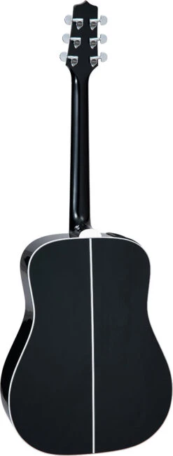 Takamine Solid Spruce Dreadnought Acoustic / Electric Guitar With Case, Gloss Black FT341 -L.A MUSIC Instruments FT341 hqw 2