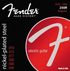 Fender 250R Electric Guitar Strings 10-46 Gauge 10 Bulk Pack